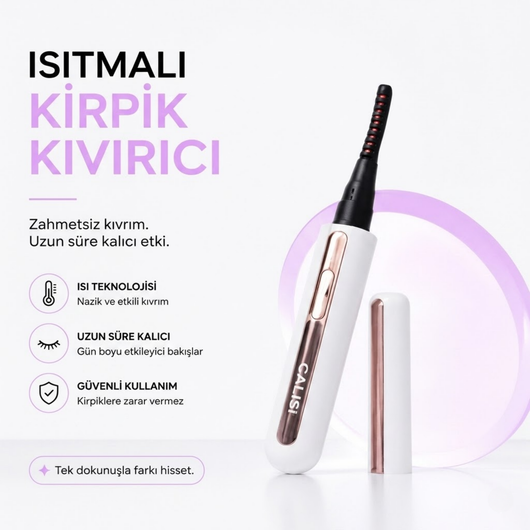 CALISI® Isıtmalı Kirpik Kıvırıcı