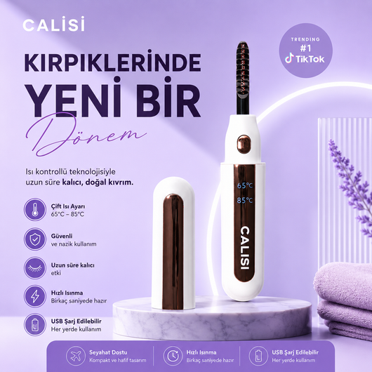 CALISI® Isıtmalı Kirpik Kıvırıcı
